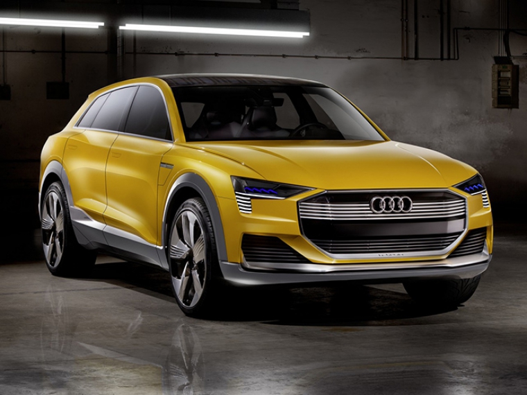 Audi показала водородный кроссовер на топливных ячейках Audi h-tron quattro.